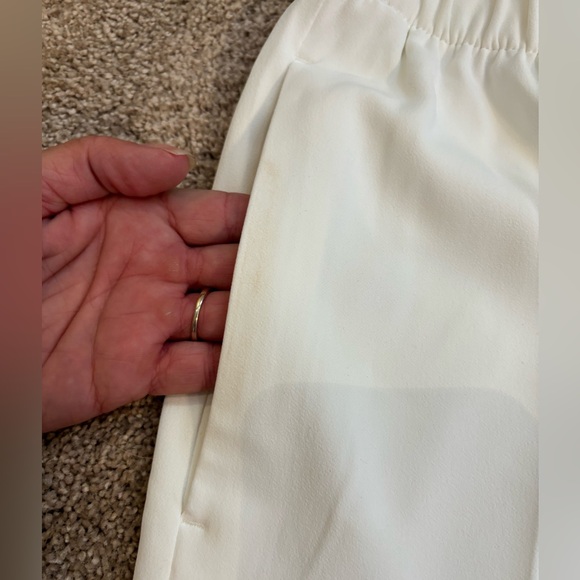 NWOT, H&M cropped wide leg pants, US size 4, white - Picture 5 of 5